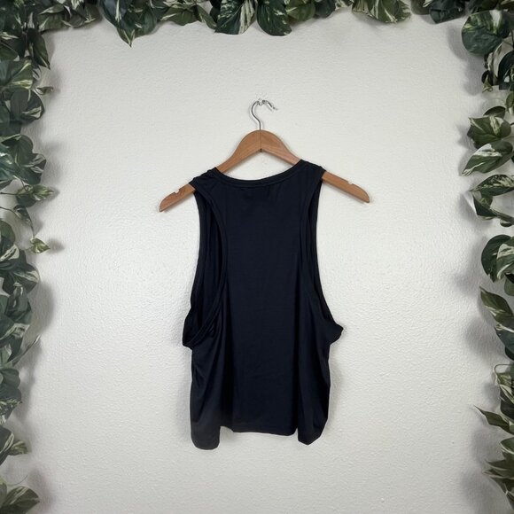 Mono B Athletic Sleeveless Wide Tank Opening Shirt Black NWT Women’s Size L - Picture 2 of 6